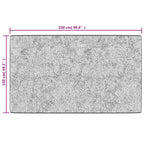 vidaXL Teppich Waschbar Patchwork Mehrfarbig 150x230 cm