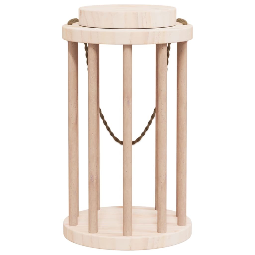 vidaXL Heuraufe für Kaninchen Ø15x25,5 cm Massivholz Tanne