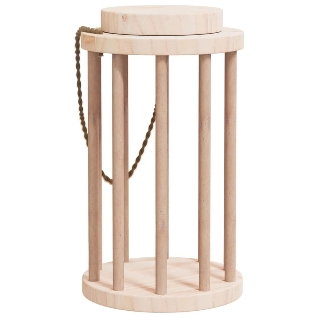 vidaXL Heuraufe für Kaninchen Ø15x25,5 cm Massivholz Tanne