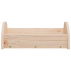 vidaXL Heuraufe für Kaninchen 28x10x10 cm Massivholz Tanne