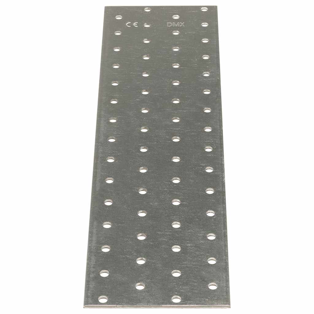vidaXL Lochplatten 20 Stk. 2 mm 300x80 mm Verzinkter Stahl
