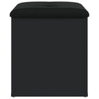 vidaXL Sitzbank mit Stauraum Schwarz 42x42x45 cm Holzwerkstoff