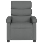 vidaXL Massage-Relaxsessel, Stoff, Dunkelgrau