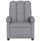 vidaXL Relaxsessel Hellgrau Stoff