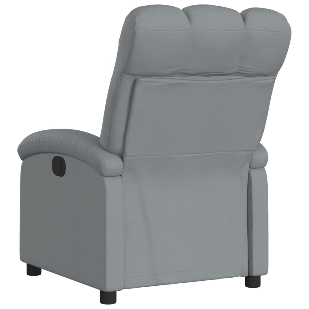 vidaXL Relaxsessel Hellgrau Stoff