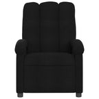 vidaXL Relaxsessel Schwarzer Stoff