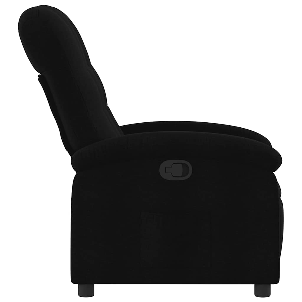 vidaXL Relaxsessel Schwarzer Stoff