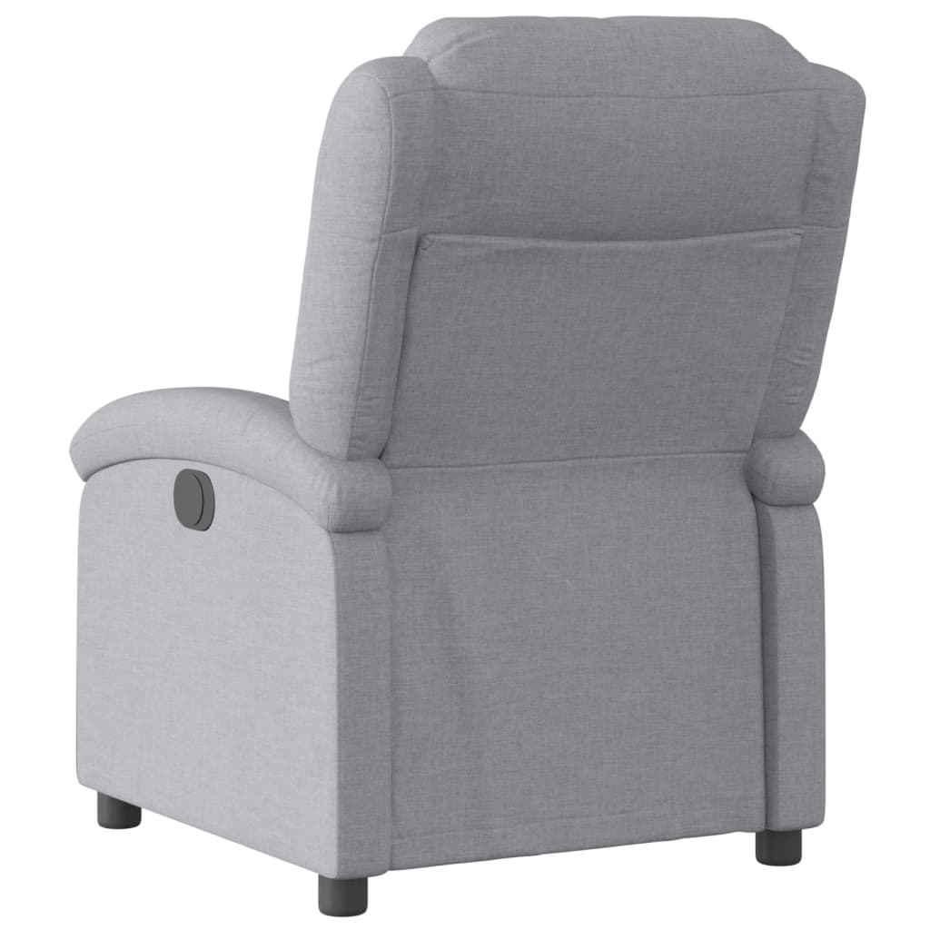 vidaXL Relaxsessel, hellgrauer Stoff