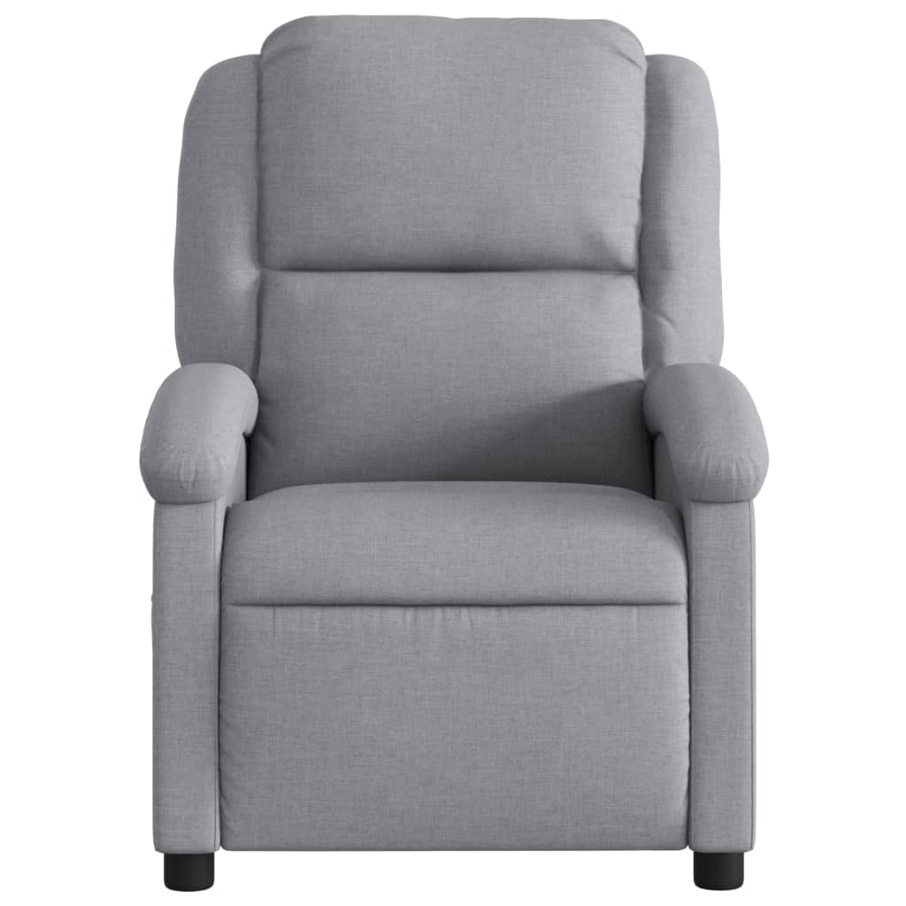 vidaXL Relaxsessel, hellgrauer Stoff
