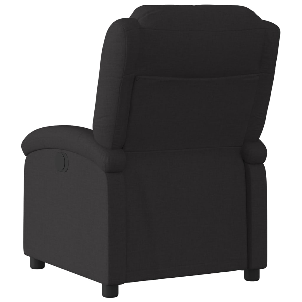 vidaXL Relaxsessel, schwarzer Stoff