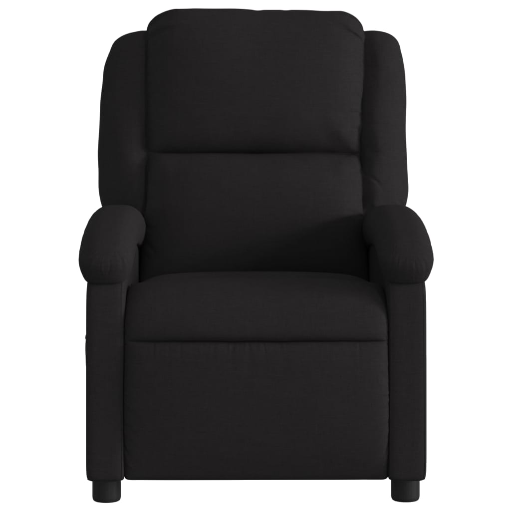 vidaXL Relaxsessel, schwarzer Stoff