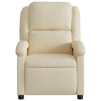 vidaXL Relaxsessel, cremefarbener Stoff