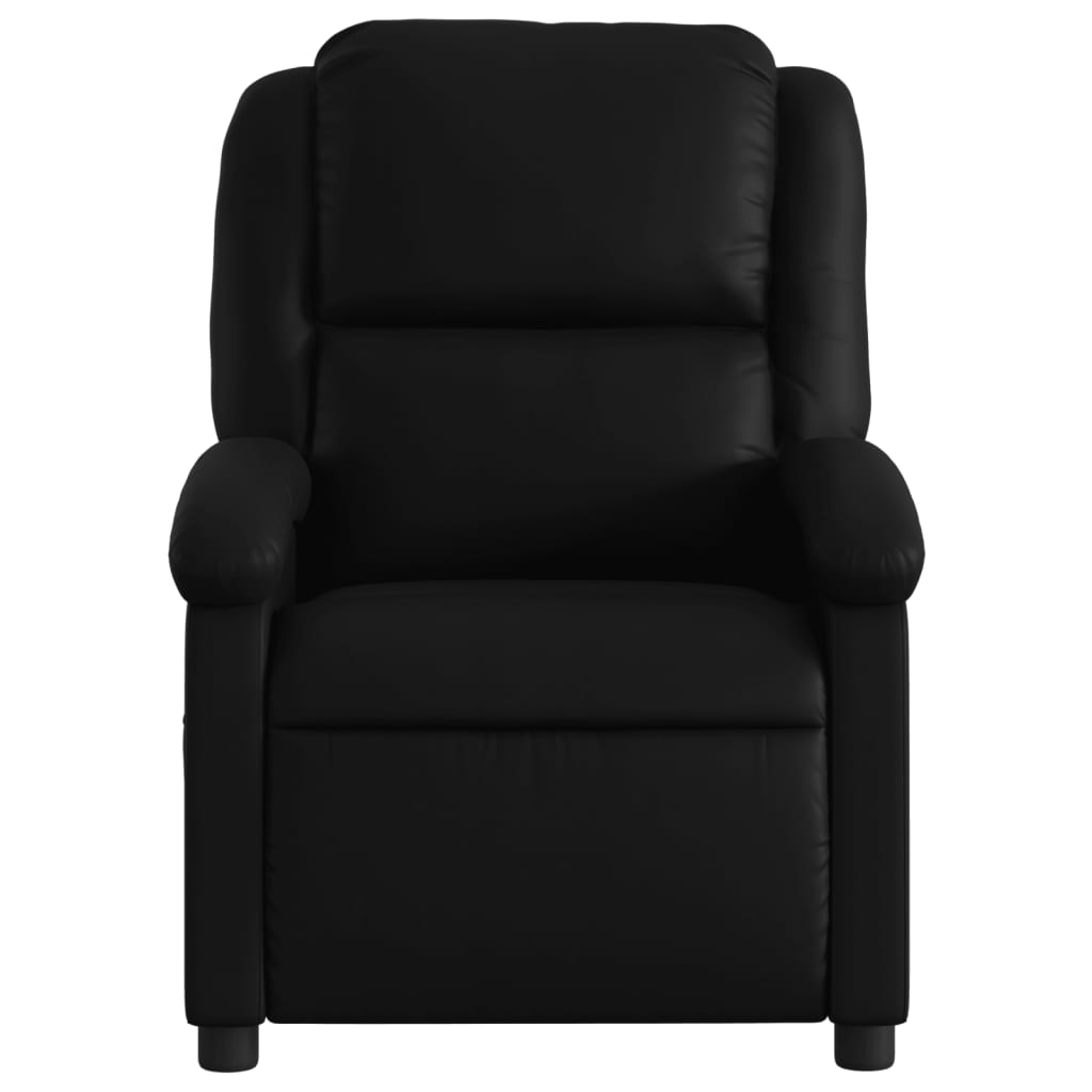 vidaXL Relaxsessel, Kunstleder, Schwarz