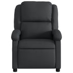 vidaXL Relaxsessel Echtleder Schwarz