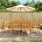 vidaXL Gartenstühle 6 Stk. 56x55,5x90 cm Massivholz Akazie