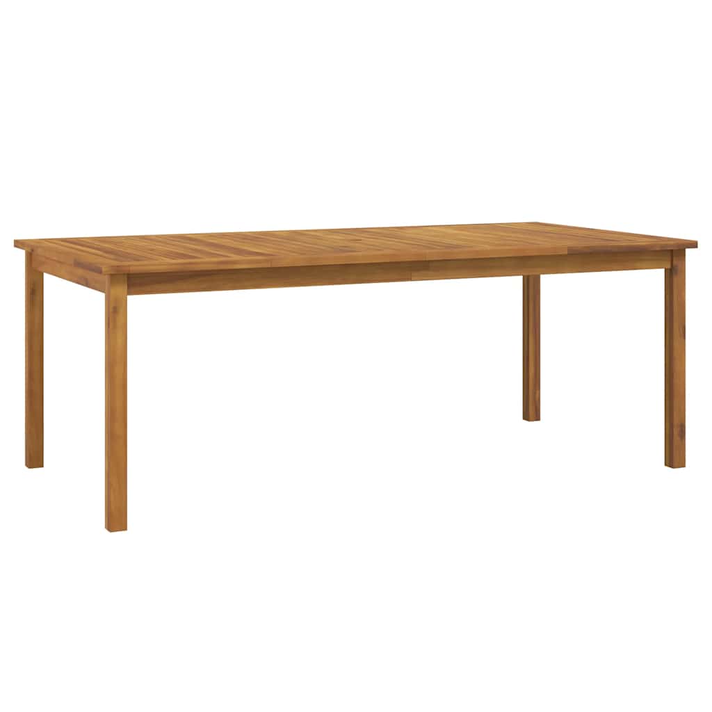 vidaXL 9-tlg. Garten-Essgruppe Massivholz Akazie