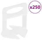 vidaXL Fliesen-Nivellierclips 250 Stk. 1 mm