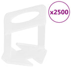 vidaXL Fliesen-Nivellierclips 2500 Stk. 1 mm