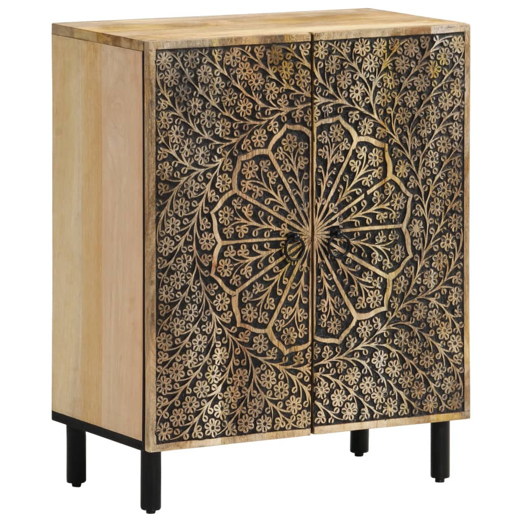vidaXL Beistellschränke 3 Stk. 60x33x75 cm Massivholz Mango