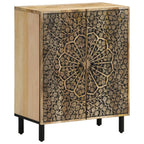 vidaXL Beistellschränke 3 Stk. 60x33x75 cm Massivholz Mango