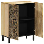 vidaXL Beistellschränke 3 Stk. 60x33x75 cm Massivholz Mango