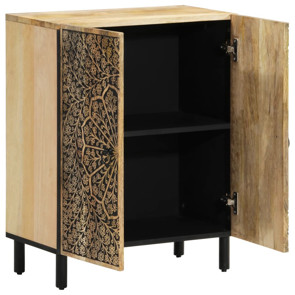 vidaXL Beistellschränke 3 Stk. 60x33x75 cm Massivholz Mango