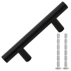 vidaXL Möbelgriffe 10 Stk. Schwarz 64 mm Edelstahl