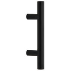 vidaXL Möbelgriffe 10 Stk. Schwarz 64 mm Edelstahl