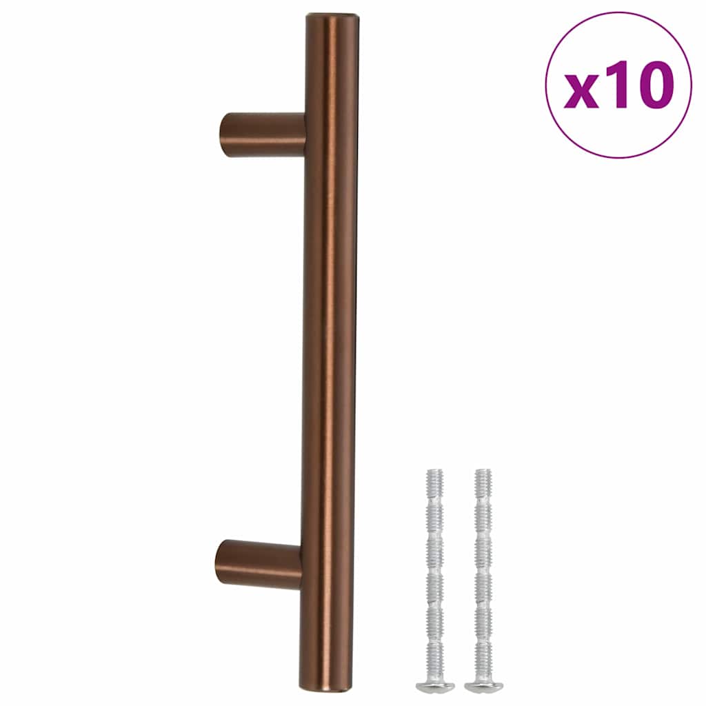 vidaXL Möbelgriffe 10 Stk. Bronzen 96 mm Edelstahl