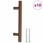 vidaXL Möbelgriffe 10 Stk. Bronzen 96 mm Edelstahl