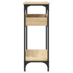 vidaXL Konsolentisch mit Ablage Sonoma-Eiche 100 x 29 x 75 cm Holzwerkstoff