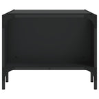vidaXL Couchtisch mit Regal Schwarz 100x51x40 cm Holzwerkstoff