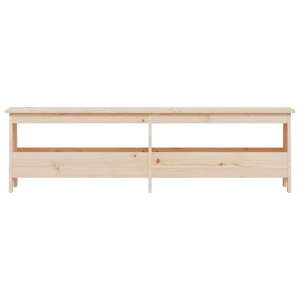 vidaXL Flurbank 160 x 28 x 45 cm Massivholz Kiefer