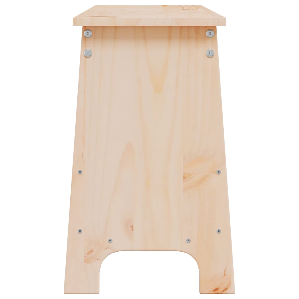 vidaXL Flurbank 160 x 28 x 45 cm Massivholz Kiefer