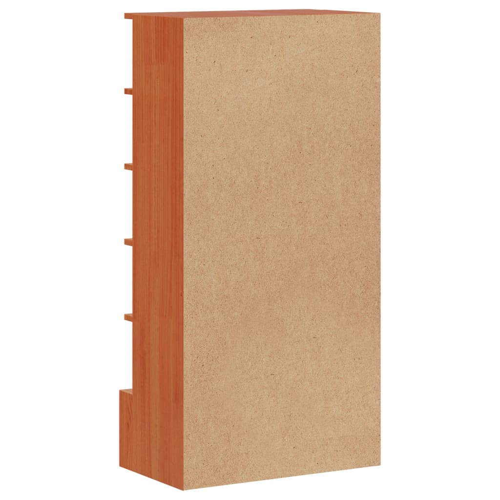 vidaXL Schuhregal Wachsbraun 52x30x104 cm Massivholz Kiefer