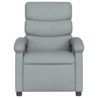 vidaXL Relaxsessel Hellgrau Stoff