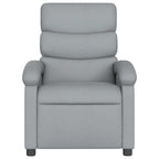 vidaXL Massagesessel Hellgrau Stoff