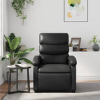 vidaXL Relaxsessel Schwarz Kunstleder