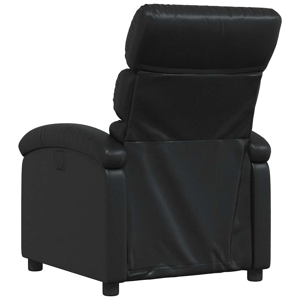 vidaXL Relaxsessel Schwarz Kunstleder