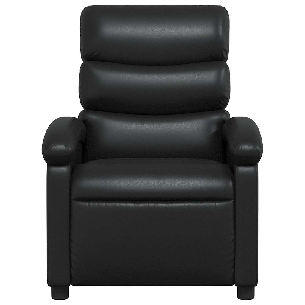vidaXL Massagesessel Schwarz Kunstleder