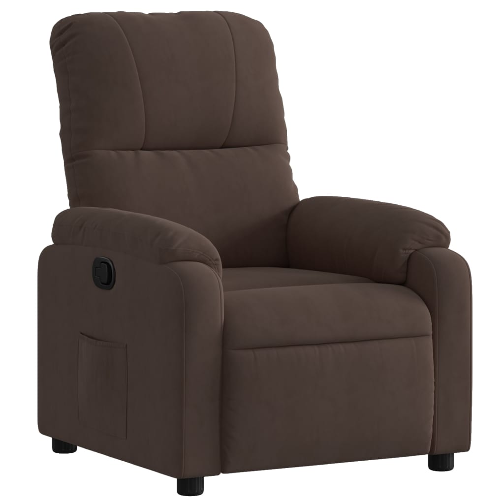 vidaXL Relaxsessel Braun Mikrofasergewebe