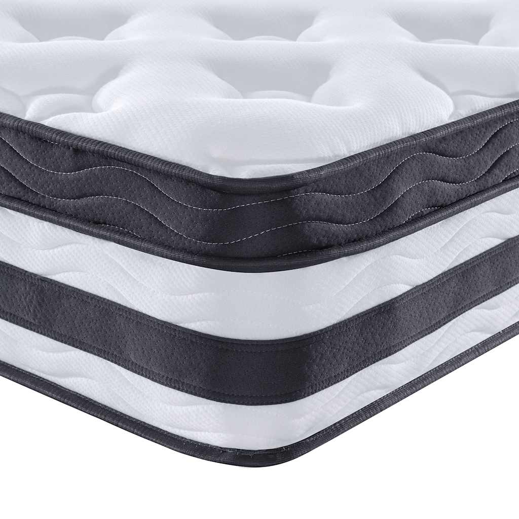 vidaXL Matratze Taschenfederkern Mittel 180x200 cm