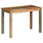 vidaXL Esstisch 110x55x76 cm Altholz Massiv
