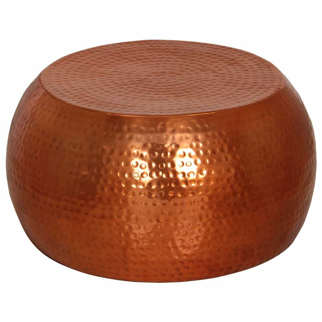 vidaXL Couchtisch Messing Ø55x28 cm Aluminium
