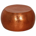 vidaXL Couchtisch Messing Ø55x28 cm Aluminium