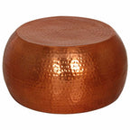 vidaXL Couchtisch Messing Ø55x28 cm Aluminium