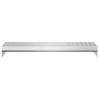 vidaXL Gitterroststufe 60x24x7 cm Verzinkter Stahl