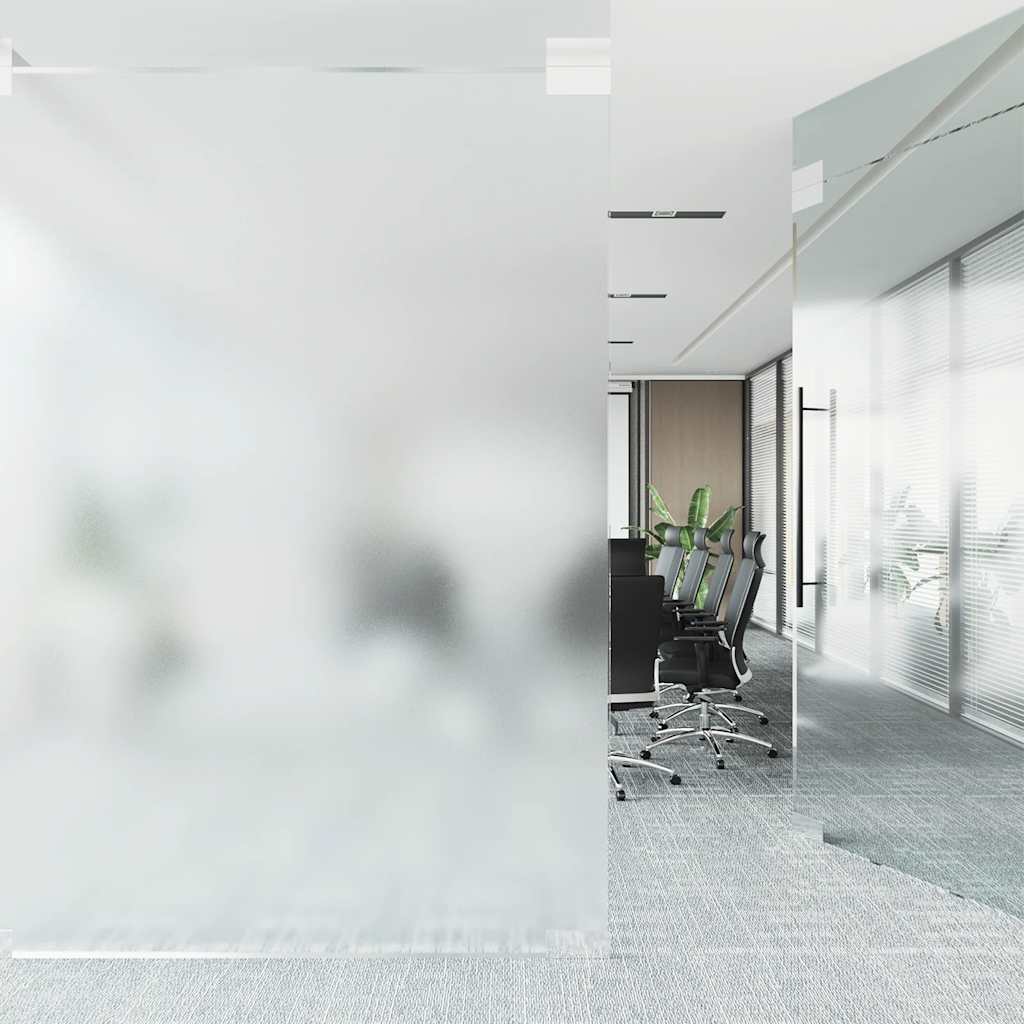 vidaXL Fensterfolien Matt Grau PVC