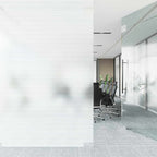 vidaXL Fensterfolien Matt Streifen-Design PVC