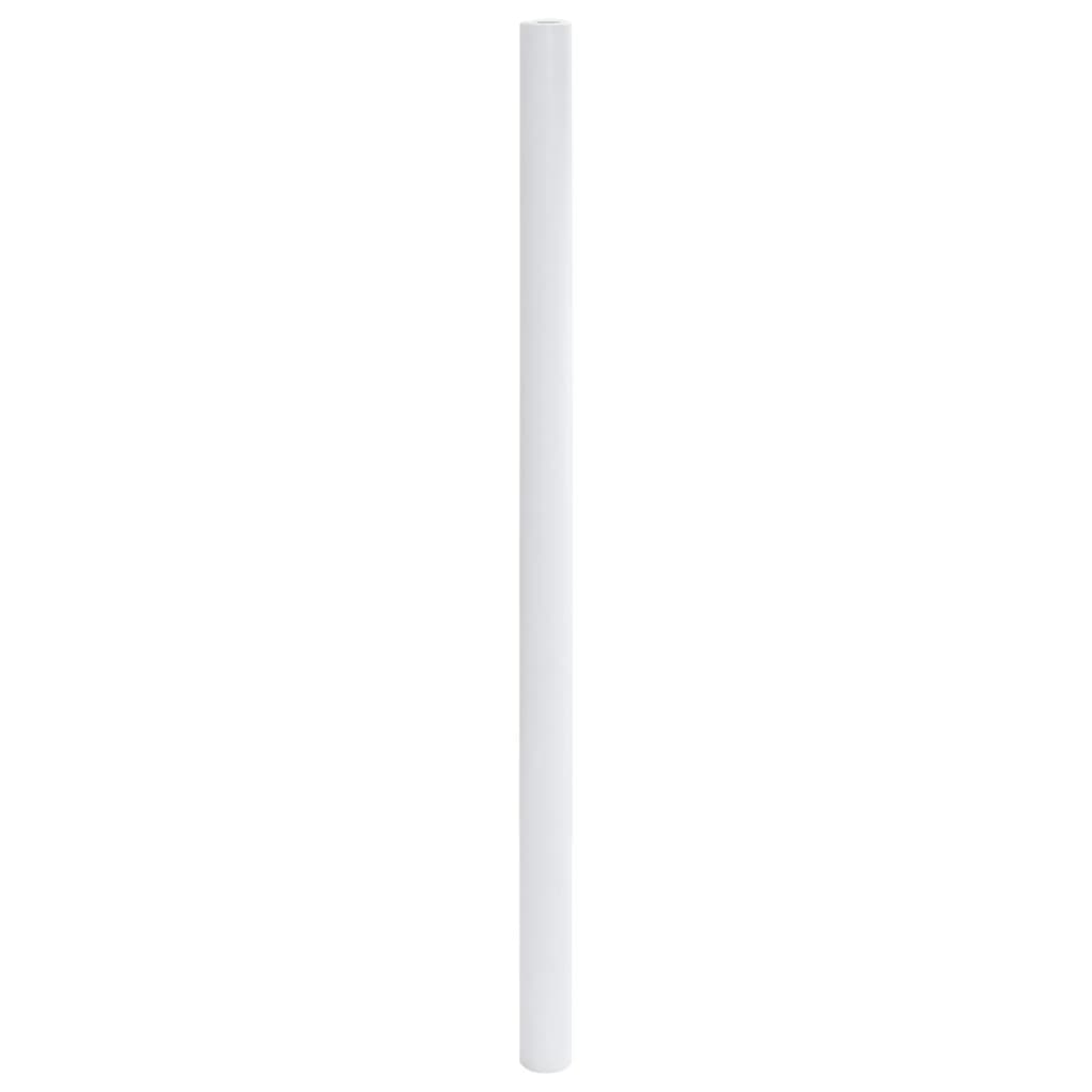 vidaXL Möbelfolien Selbstklebend Mattweiß 90x500 cm PVC